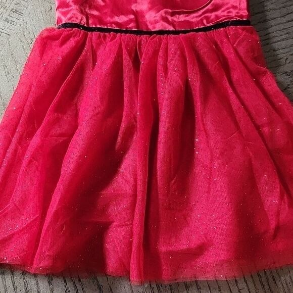 Red Christmas dress size 5 Nannette kids - Picture 2 of 9